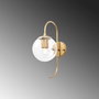 Opviq Jewel - 10560 Lámpara de Pared Dorado Brillante